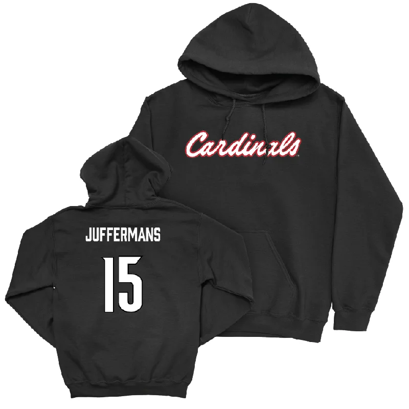 Women's Basketball Black Script Hoodie - Isla Juffermans Graphic Hoodie Design Print Women's Basketball Black Script Hoodie - Isla Juffermans Graphic Hoodie Design Print
