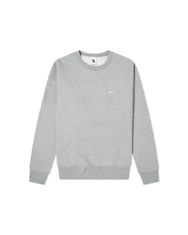 NRG Crewneck Sweatshirt - Dark Grey / Heather White Hoodie with Contrast Stitching Detailed Premium NRG Crewneck Sweatshirt - Dark Grey / Heather White Hoodie with Contrast Stitching Detailed Premium
