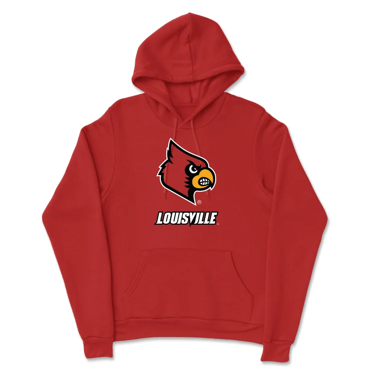 Red Women's Basketball Louie Hoodie - Nyla Harris Hoodie with Side Slits Relaxed Casual Red Women's Basketball Louie Hoodie - Nyla Harris Hoodie with Side Slits Relaxed Casual