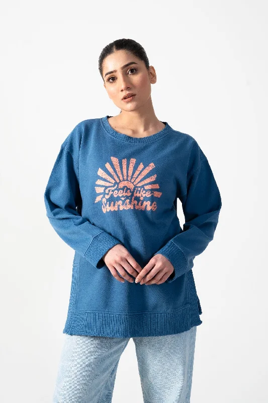 C&C Women's Feel Like Sunrise Printed Sweatshirt Hoodie with Thumb Holes Functional Cozy C&C Women's Feel Like Sunrise Printed Sweatshirt Hoodie with Thumb Holes Functional Cozy