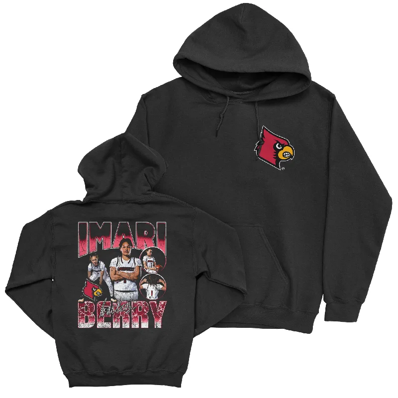EXCLUSIVE RELEASE: Imari Berry 90s Black Hoodie Hoodie with Hidden Zipper Minimalist Clean EXCLUSIVE RELEASE: Imari Berry 90s Black Hoodie Hoodie with Hidden Zipper Minimalist Clean