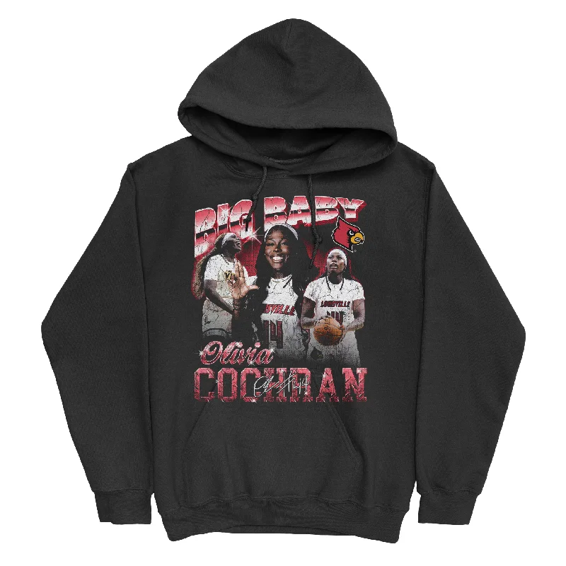 EXCLUSIVE RELEASE: Olivia Cochran 90s Black Hoodie Hoodie with Double Zipper Versatile Adjustable EXCLUSIVE RELEASE: Olivia Cochran 90s Black Hoodie Hoodie with Double Zipper Versatile Adjustable