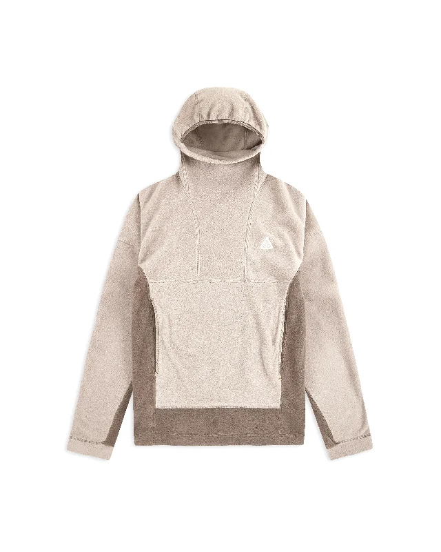 Wolf Tree Therma-Fit Hooded Sweatshirt - Moon Fossil / Olive Gray / Summit White Hoodie with Puffed Sleeves Voluminous Trendy Wolf Tree Therma-Fit Hooded Sweatshirt - Moon Fossil / Olive Gray / Summit White Hoodie with Puffed Sleeves Voluminous Trendy