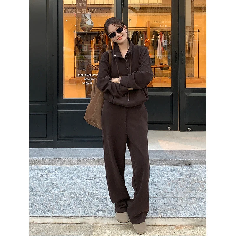 Wjczt aelfric eden hoodie Wool Thickened Sweater + Casual Pants 2024 Winter Korean Fashion Two-Piece Suit Female A9275 Hoodie with Frayed Bohemian Relaxed Wjczt aelfric eden hoodie Wool Thickened Sweater + Casual Pants 2024 Winter Korean Fashion Two-Piece Suit Female A9275 Hoodie with Frayed Bohemian Relaxed