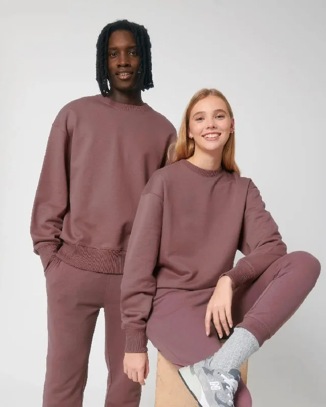 Relax crew neck organic sweatshirt by Stanley Stella Hoodie Crop Top Short Trendy