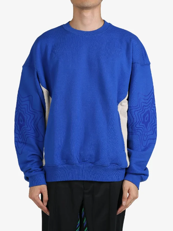 ASICS X KIKO KOSTADINOV NOVALIS - Unisex Bixance Sweatshirt Hoodie with Frayed Bohemian Relaxed ASICS X KIKO KOSTADINOV NOVALIS - Unisex Bixance Sweatshirt Hoodie with Frayed Bohemian Relaxed