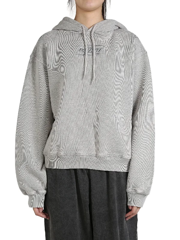 T BY ALEXANDER WANG - Women Hoodie With Blade Logo Hoodie with Typography Text Message T BY ALEXANDER WANG - Women Hoodie With Blade Logo Hoodie with Typography Text Message