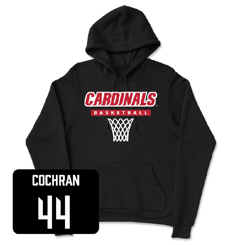 Women's Basketball Black Hardwood Hoodie - Olivia Cochran Hoodie Sweatshirt Pullover Women's Basketball Black Hardwood Hoodie - Olivia Cochran Hoodie Sweatshirt Pullover