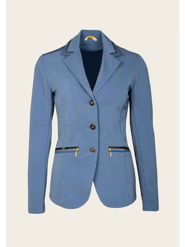 Espoir Equestrian Inspire Show Jacket Mid Blue Rayon Jacket Velvet Jacket Corduroy Jacket Espoir Equestrian Inspire Show Jacket Mid Blue Rayon Jacket Velvet Jacket Corduroy Jacket