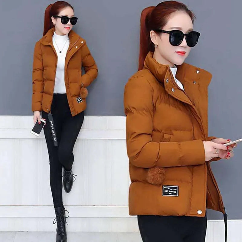 2023 Autumn Winter Parka Jacket Women Casual tops Women's Cotton-padded Clothes Short Loose Fashion Wild Coat Female A307 Wool Jacket Cashmere Jacket Tweed Jacket 2023 Autumn Winter Parka Jacket Women Casual tops Women's Cotton-padded Clothes Short Loose Fashion Wild Coat Female A307 Wool Jacket Cashmere Jacket Tweed Jacket