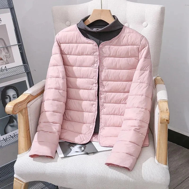 2023 New Autumn Winter Women Short Down Cotton Jacket Women Parkas Thin light Liner Warm Coat Female Casual Outwear Lady Tops Welt Pockets Slit Pockets Flap Pockets 2023 New Autumn Winter Women Short Down Cotton Jacket Women Parkas Thin light Liner Warm Coat Female Casual Outwear Lady Tops Welt Pockets Slit Pockets Flap Pockets