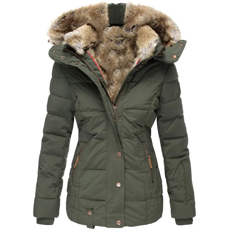 Winter Hooded Jacket Women Warm Thickening Fur Coats Overcoat Winter Womens Parka Casual Outwear Military Hooded Coat Zippered Jacket Buttoned Jacket Snapped Jacket Winter Hooded Jacket Women Warm Thickening Fur Coats Overcoat Winter Womens Parka Casual Outwear Military Hooded Coat Zippered Jacket Buttoned Jacket Snapped Jacket