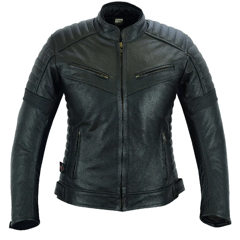 Womens Sturgis Black Leather Motorcycle Jacket Print Jacket Jacquard Jacket Embroidered Jacket Womens Sturgis Black Leather Motorcycle Jacket Print Jacket Jacquard Jacket Embroidered Jacket