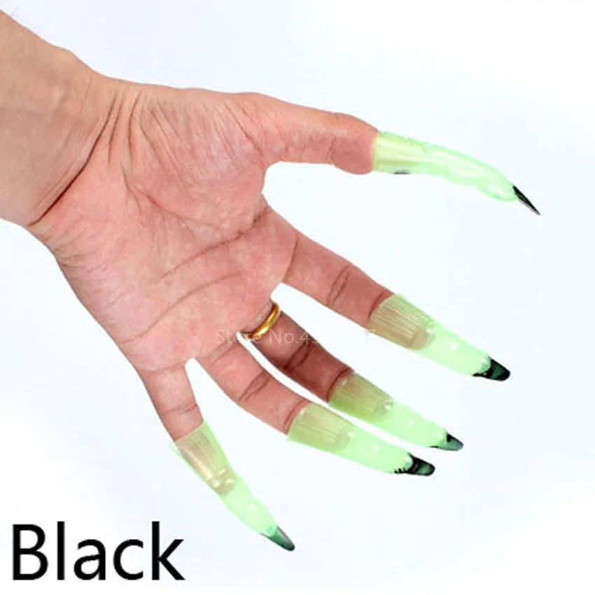 Blask fake nails