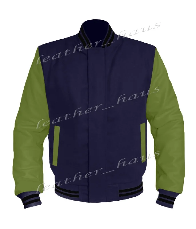 Original American Varsity Green Leather Sleeve Letterman College Baseball Women Wool Jackets #GRSL-BSTR-BZ Tailored Jacket Straight Jacket A-Line Jacket Original American Varsity Green Leather Sleeve Letterman College Baseball Women Wool Jackets #GRSL-BSTR-BZ Tailored Jacket Straight Jacket A-Line Jacket