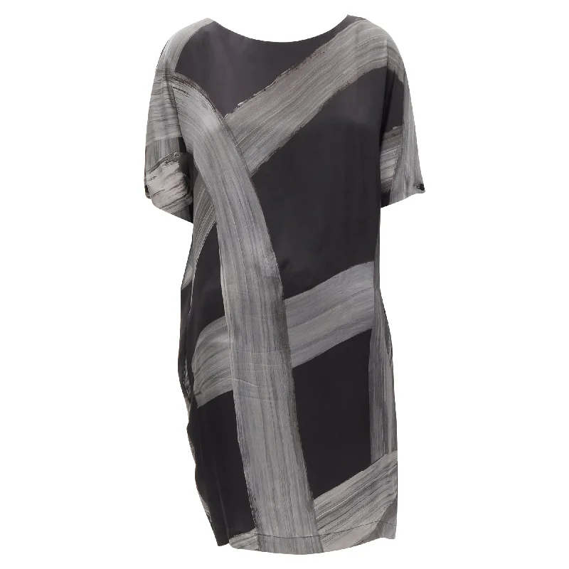 Stella McCartney brush stroke print bateau dress