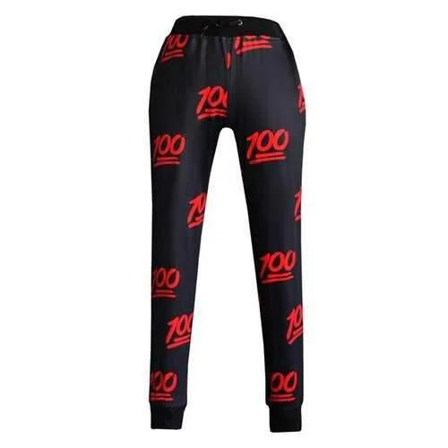 Stylish Mid-Waisted Drawstring Printed Women's Pants - Red With Black S Comfortable Denim Pants Stylish Mid-Waisted Drawstring Printed Women's Pants - Red With Black S Comfortable Denim Pants