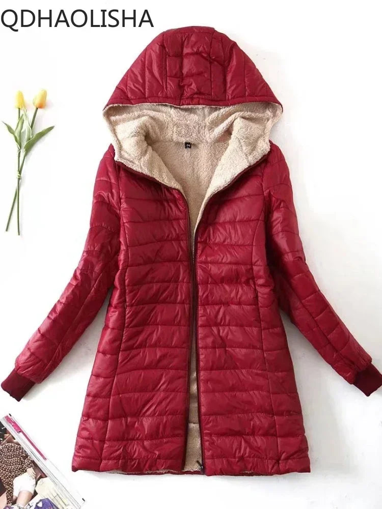 Women's Jacket Warm Hooded Slim Cotton Coat Casual Long Sleeves Oversized Winter New in Outerwears Korean Fashion Woman Clothes Collared Jacket Crew Neck Jacket Turtle Neck Jacket Women's Jacket Warm Hooded Slim Cotton Coat Casual Long Sleeves Oversized Winter New in Outerwears Korean Fashion Woman Clothes Collared Jacket Crew Neck Jacket Turtle Neck Jacket