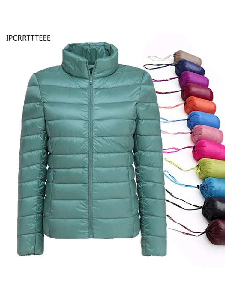 Women 90% White Duck Down Jackets Women's Ultra Light Thin Duck Down Coat Autumn Winter Warm Stand Collar Jacket Notch Collar Jacket Peter Pan Collar Jacket Cowl Neck Jacket Women 90% White Duck Down Jackets Women's Ultra Light Thin Duck Down Coat Autumn Winter Warm Stand Collar Jacket Notch Collar Jacket Peter Pan Collar Jacket Cowl Neck Jacket