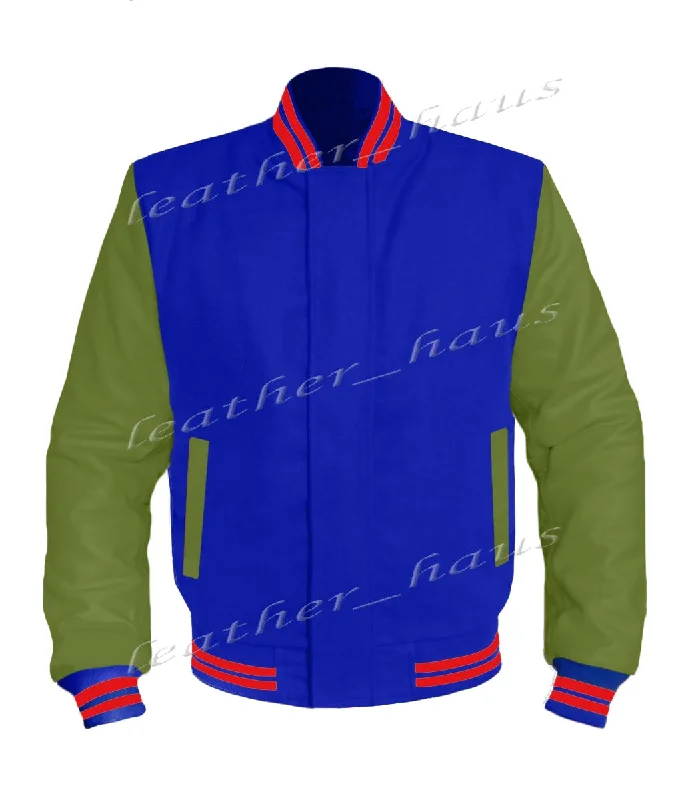 Original American Varsity Green Leather Sleeve Letterman College Baseball Women Wool Jackets #GRSL-RSTR-BZ One-Shoulder Jacket Off-the-Shoulder Jacket Asymmetrical Jacket Original American Varsity Green Leather Sleeve Letterman College Baseball Women Wool Jackets #GRSL-RSTR-BZ One-Shoulder Jacket Off-the-Shoulder Jacket Asymmetrical Jacket