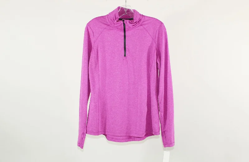 Danskin Purple Workout Jacket | Size M Zip Front Button Front Snap Front