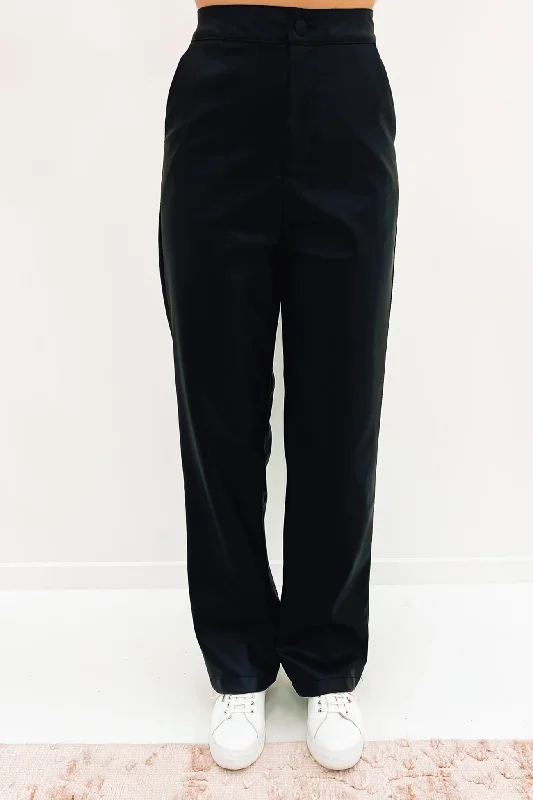 Brooklyn Pant Black Fashionable Sporty Pants