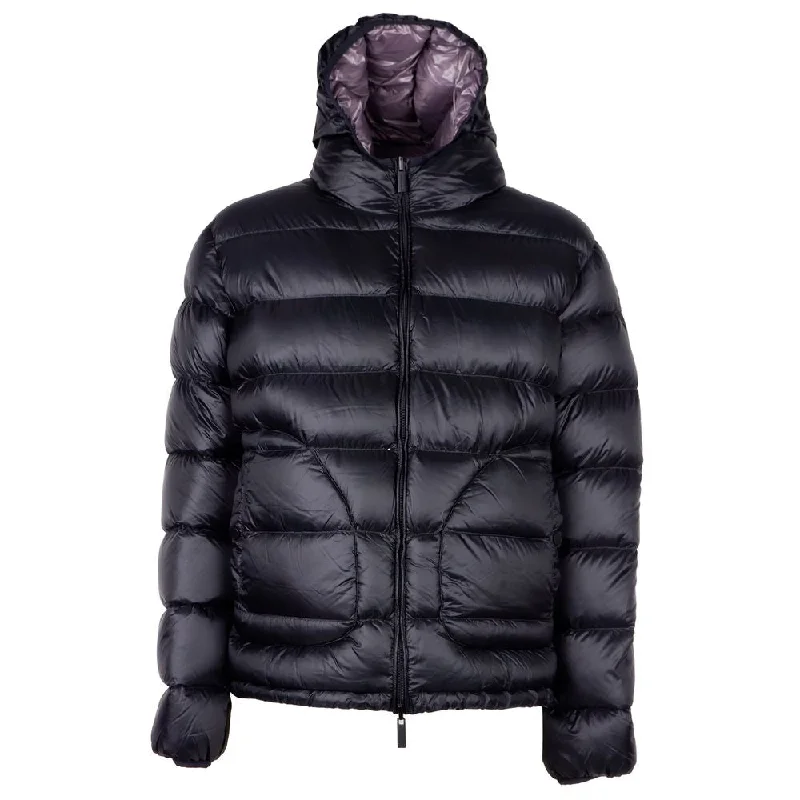 Reversible Hooded Down Jacket - Dual Tone Luxury Herringbone Jacket Houndstooth Jacket Plaid Jacket Reversible Hooded Down Jacket - Dual Tone Luxury Herringbone Jacket Houndstooth Jacket Plaid Jacket