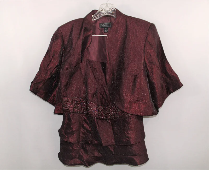 Dressbarn Collection Top & Jacket | Size 14 Rayon Jacket Velvet Jacket Corduroy Jacket Dressbarn Collection Top & Jacket | Size 14 Rayon Jacket Velvet Jacket Corduroy Jacket