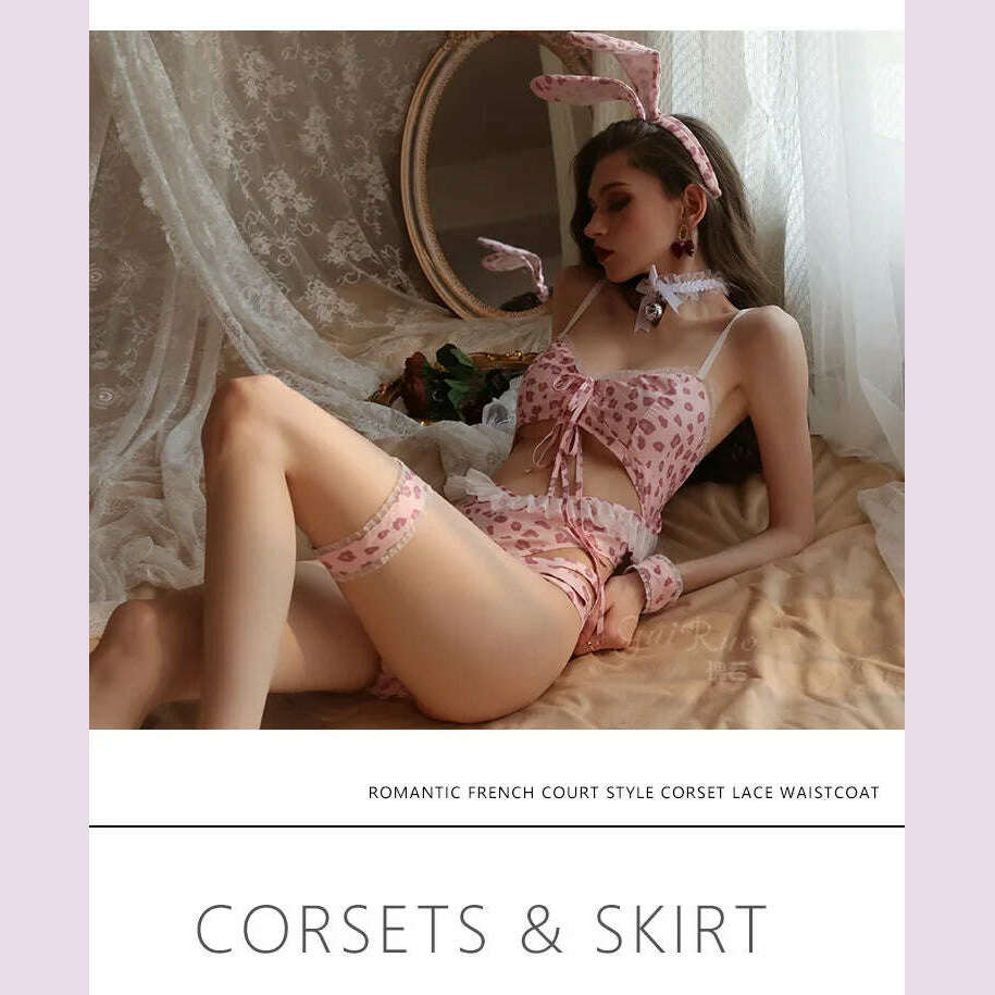 New Fashion Women's Sexy Leopard Lingerie Underwear Adult Lady Stylish Hollow Out Bodysuit Exotic Cosplay Bunny Girl Costumes Comfortable Seamless Bodysuit New Fashion Women's Sexy Leopard Lingerie Underwear Adult Lady Stylish Hollow Out Bodysuit Exotic Cosplay Bunny Girl Costumes Comfortable Seamless Bodysuit