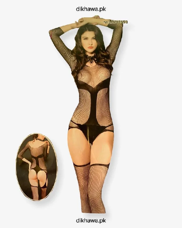 Copy of Hkmeair Khushi Print Sexy Net Bodystocking No ZW8853 Stylish High-Waisted Bodysuit Copy of Hkmeair Khushi Print Sexy Net Bodystocking No ZW8853 Stylish High-Waisted Bodysuit