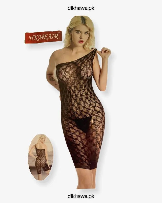 Hkmeair Khushi Print Sexy Net Bodystocking No 8081 Comfortable Bodysuit with Long Sleeves Hkmeair Khushi Print Sexy Net Bodystocking No 8081 Comfortable Bodysuit with Long Sleeves