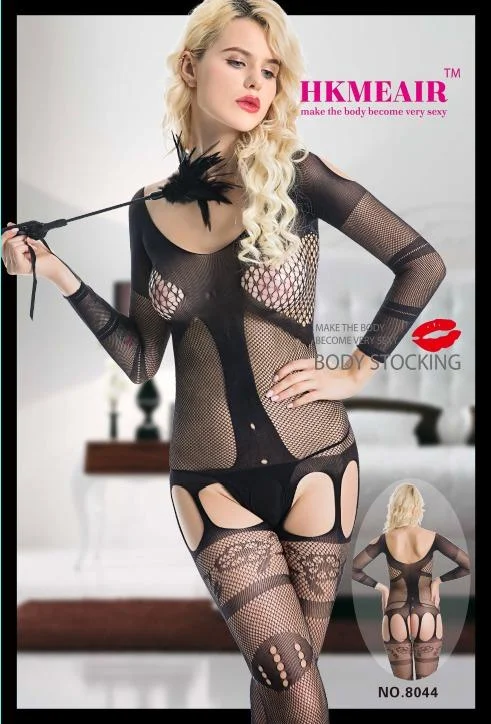 Hkmeair Sexy Net Bodystocking No 8044 Stylish Backless Bodysuit