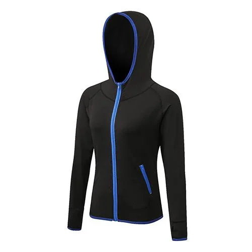 black with blue