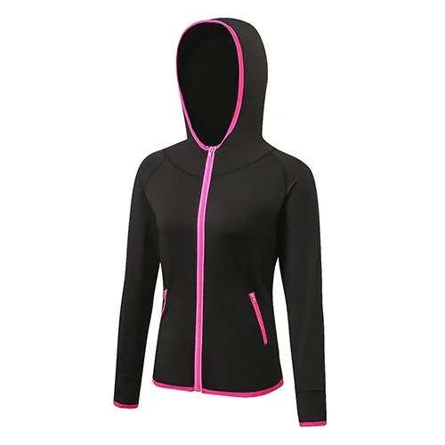 black with pink