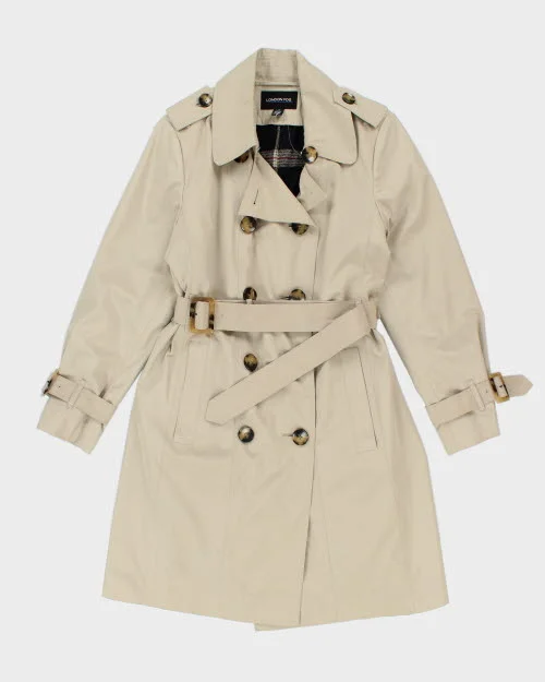 London Fog Lined Coat - L Elegant Cape Blazer