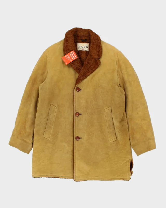 Vintage Zero King Brown Coat - L Puff Shoulder Coat