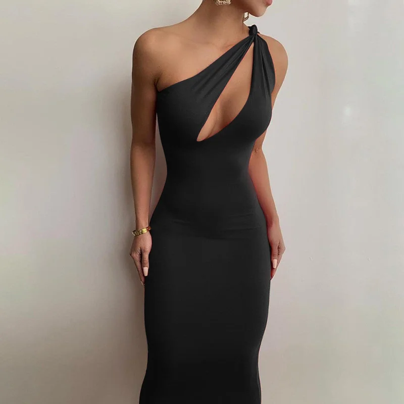 DressBetty - Women Summer Elegant Black Sleeveless Birthday Party Dress Sequined Elegant Party DressBetty - Women Summer Elegant Black Sleeveless Birthday Party Dress Sequined Elegant Party