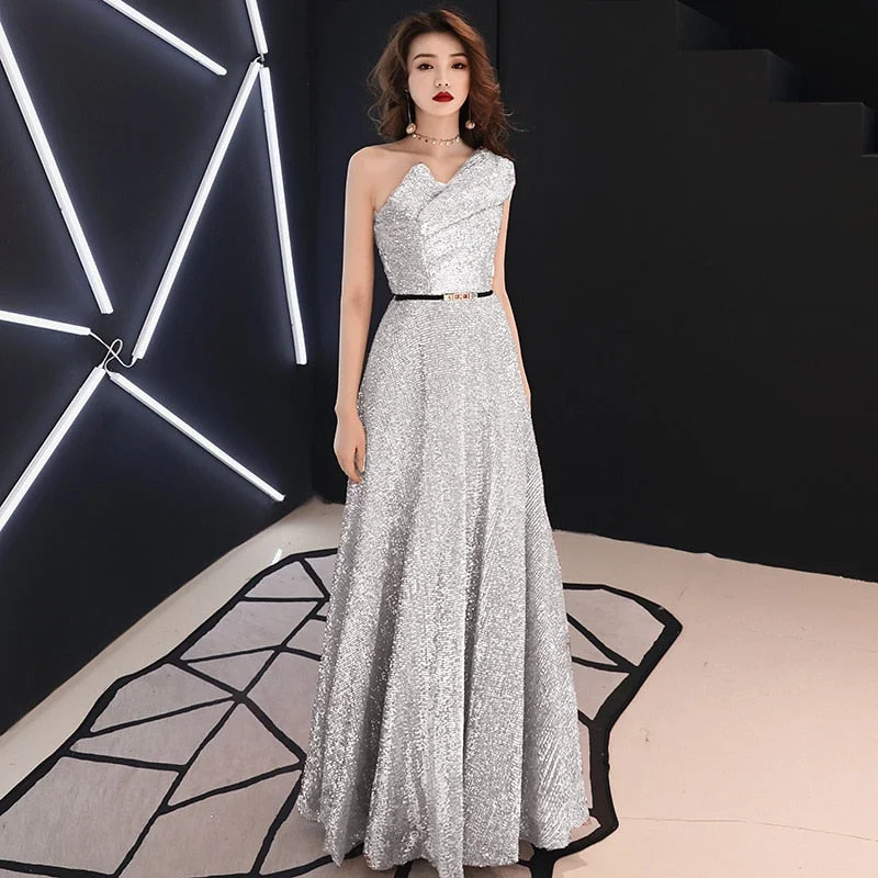 FashionSierra - Sequin Host Shows Female Fashion Long Evening Dress Bodycon Fitted Nightout FashionSierra - Sequin Host Shows Female Fashion Long Evening Dress Bodycon Fitted Nightout