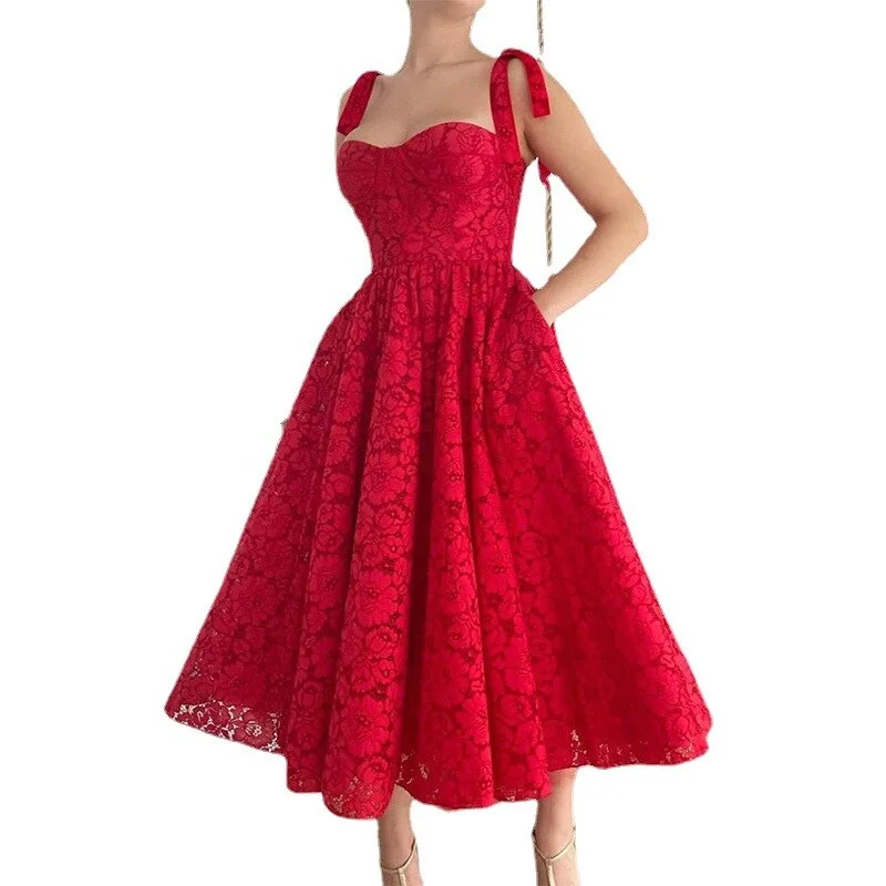 FashionSierra - A-Line Spaghetti Strap Ball Gown Lady Sexy Prom Party Dress Tunics Sophisticated sleek FashionSierra - A-Line Spaghetti Strap Ball Gown Lady Sexy Prom Party Dress Tunics Sophisticated sleek
