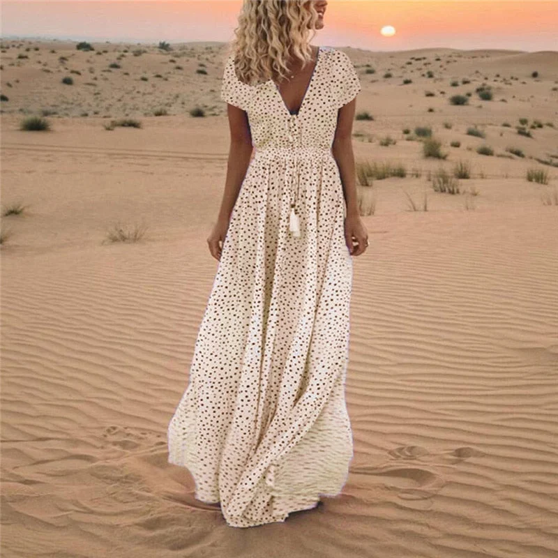 Print Long Party Dress Tassel Maxi Dress Summer Short Sleeve Dresses Tunics Brand named Print Long Party Dress Tassel Maxi Dress Summer Short Sleeve Dresses Tunics Brand named