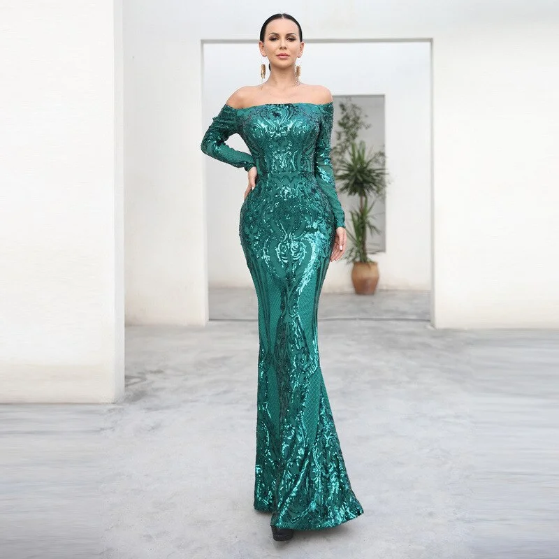 Fishtail Floor Length Maxi Dress Summer 2021 Women Sexy Slash Neck Party Dress Long Sleeveless Club Lace-Up Dress Women Tunics Business professional Fishtail Floor Length Maxi Dress Summer 2021 Women Sexy Slash Neck Party Dress Long Sleeveless Club Lace-Up Dress Women Tunics Business professional