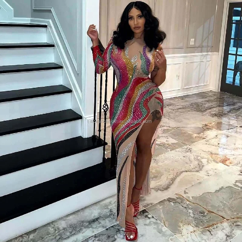 Novance Wholesale Clothing Factories Elegant Gorgeous Colored Sequined Maxi Evening Dresses Ceremony Abito Lungo Elegante Curvy Tunics Cozy comfortable Novance Wholesale Clothing Factories Elegant Gorgeous Colored Sequined Maxi Evening Dresses Ceremony Abito Lungo Elegante Curvy Tunics Cozy comfortable