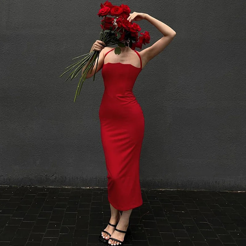 Sexy Evening Club Party Dress Women Summer Sleeveless Backless Maxi Dress Tunics Floral girly Sexy Evening Club Party Dress Women Summer Sleeveless Backless Maxi Dress Tunics Floral girly
