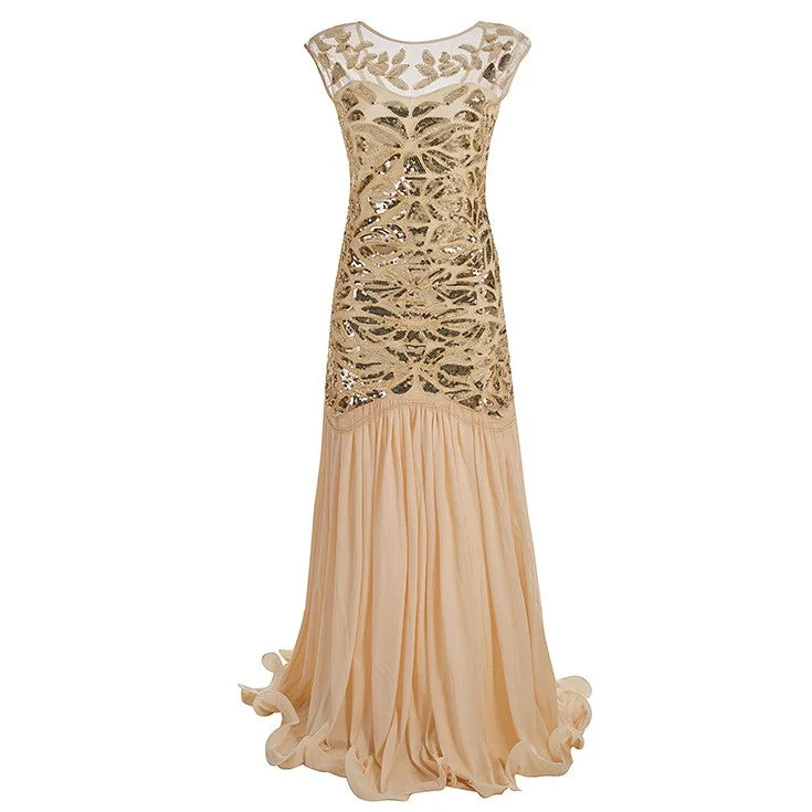 Women 1920s Great Gatsby Long Flapper Dresses Vintage V Neck Sleeveless Maxi Party Dress Evening Prom Cocktail Y11276 Tunics Vintage classic Women 1920s Great Gatsby Long Flapper Dresses Vintage V Neck Sleeveless Maxi Party Dress Evening Prom Cocktail Y11276 Tunics Vintage classic