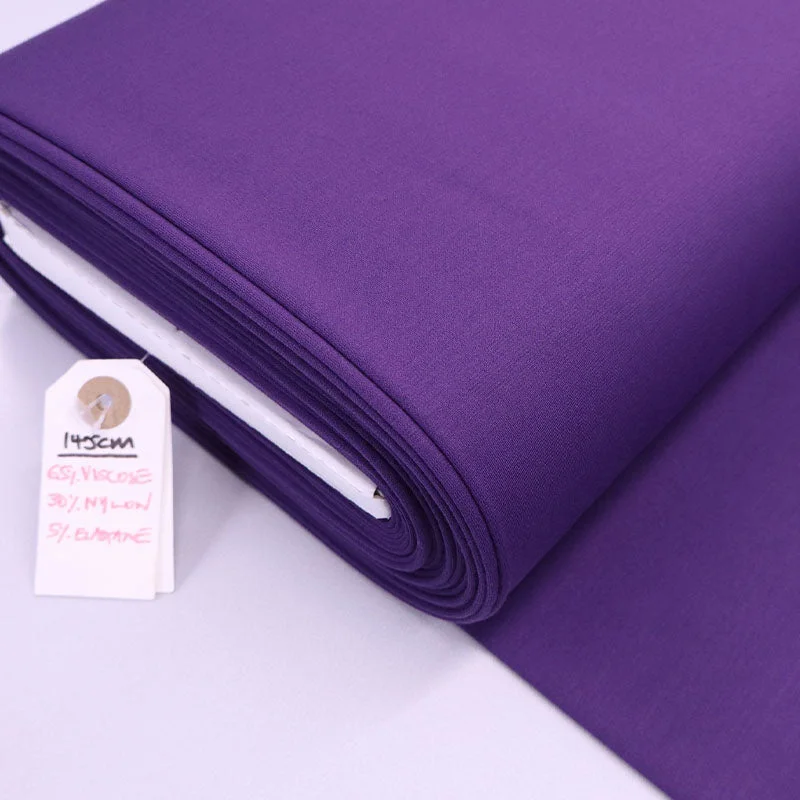 Dressmaking Viscose Elastane - Ponte Roma - Chocolate Bar Purple Tunics Canvas sturdy Dressmaking Viscose Elastane - Ponte Roma - Chocolate Bar Purple Tunics Canvas sturdy