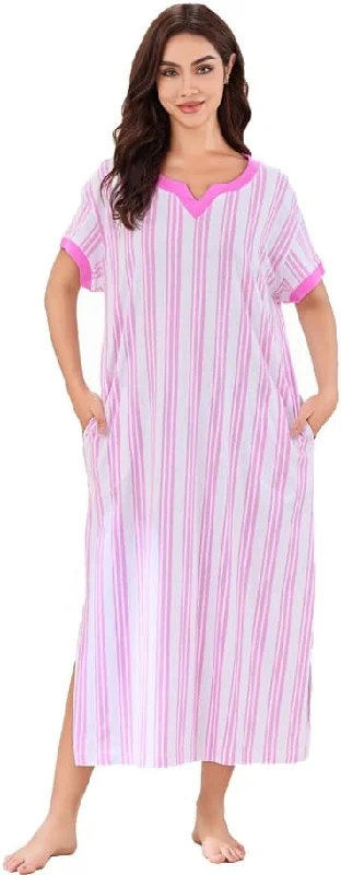 Richie House Women's Full Length Short Sleeve Soft Cotton Nightgown Housedress Sleepdress RHW4102 Tunics Review highly Richie House Women's Full Length Short Sleeve Soft Cotton Nightgown Housedress Sleepdress RHW4102 Tunics Review highly